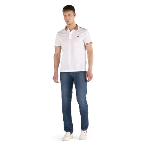 Pantalone uomo cinque tasche denim Jeans scuro HARMONT & BLAINE- Francavilla Moda